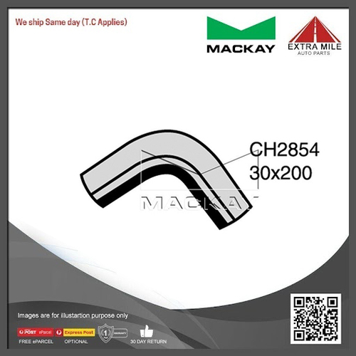 Mackay Lower Radiator Lower Hose For Daihatsu Feroza 1.6L I4 Manual/Auto-CH2854