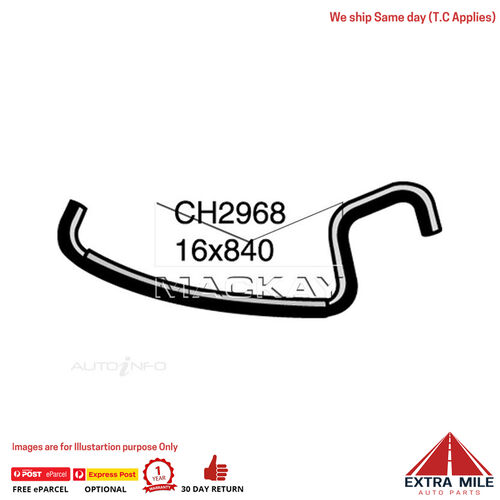 CH2968 Heater Hose for Mitsubishi L300 Express Star Wagon SJ 2.0 4G63 2.4L 4G64 Short 2.4L