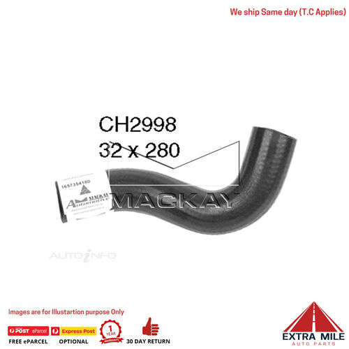 Mackay CH2998 Radiator Lower Hose For Toyota Hilux LN167R 3.0L I4 Dsl Man&Auto