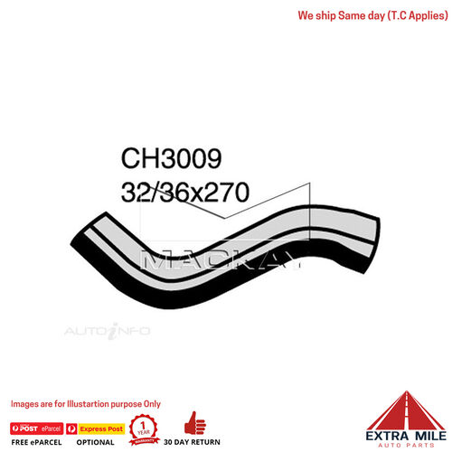 Top Hose for Toyota Hiace KZH100G KZH110G KZH120G 3.0L 1KZTE I4 8V Turbo Diesel