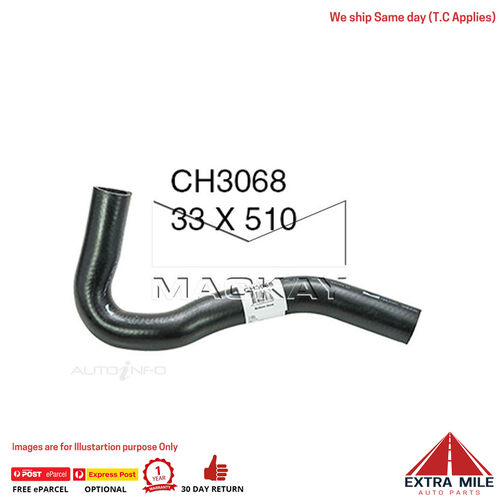 Mackay CH3068 Radiator Lower Hose For Mazda B2600 . 2.6L I4 Petrol Manual/Auto