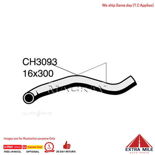 CH3093 Heater Hose for Toyota LandCruiser FZJ105R 4.5L I6 Petrol Manual & Auto