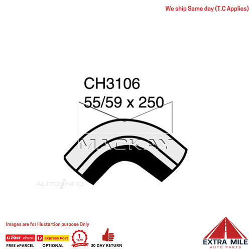 Turbocharger Intercooler Hose for Nissan Patrol Gu 3.0L I4 Turbo Diesel Man
