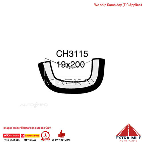 CH3115 Heater Hose for Nissan PathFinder R50 3.3L V6 Petrol Manual & Auto Mackay