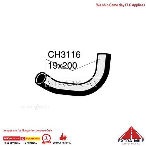 CH3116 Heater Hose for Nissan PathFinder R50 3.3L V6 Petrol Manual & Auto Mackay