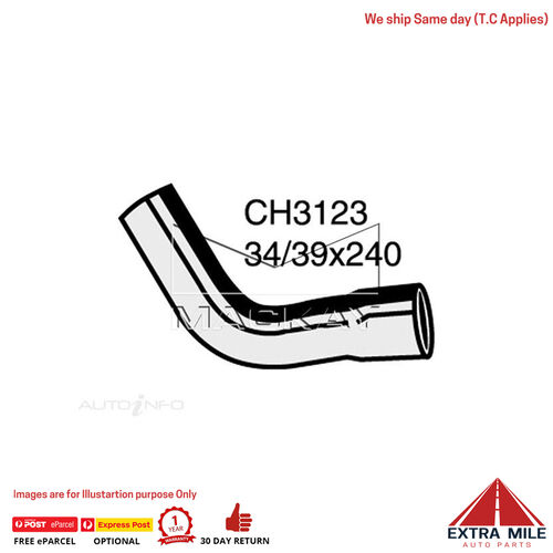 Mackay Radiator Upper Hose For Nissan 300ZX Z32 3.0L V6 Ptl Manual & Auto
