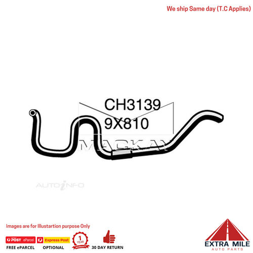 CH3139 Booster Vacuum Hose for Holden Commodore VR 5.0L V8 Petrol Manual / Auto