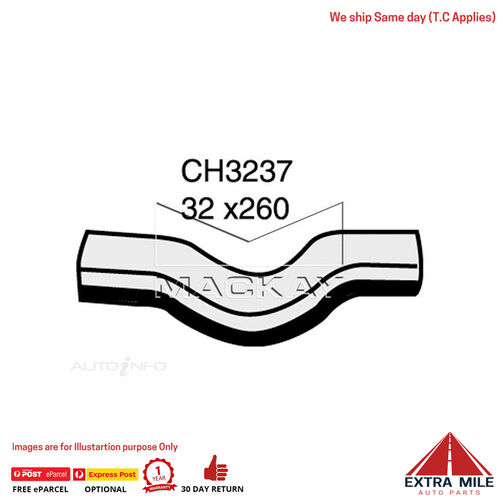  CH3237 Radiator Upper Hose For Nissan Laser R32 2.0L I6 Turbo Ptl Man&Auto