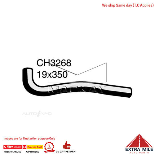 CH3268 Engine By Pass Hose for Mazda 929 Hd 3.0L V6 Petrol Manual & Auto