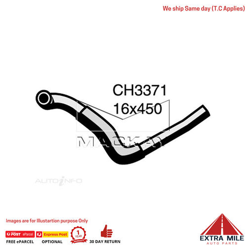CH3371 Heater Hose For Ford Courier PE PG PH 2.5L I4 Turbo Diesel Manual & Auto