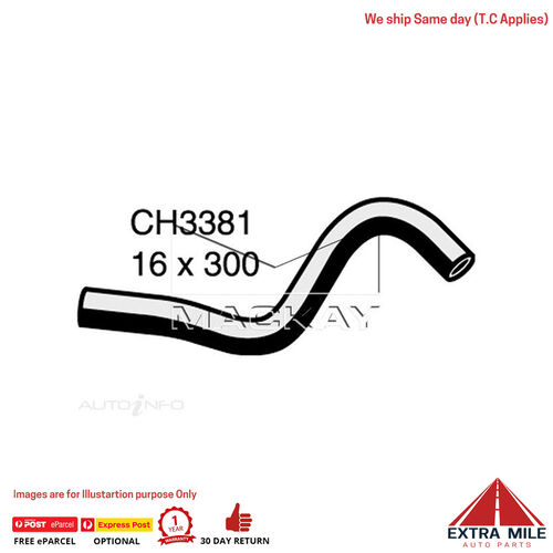 CH3381 Heater Hose For Ford Courier PE PG PH 2.5L I4 Turbo Diesel Manual & Auto