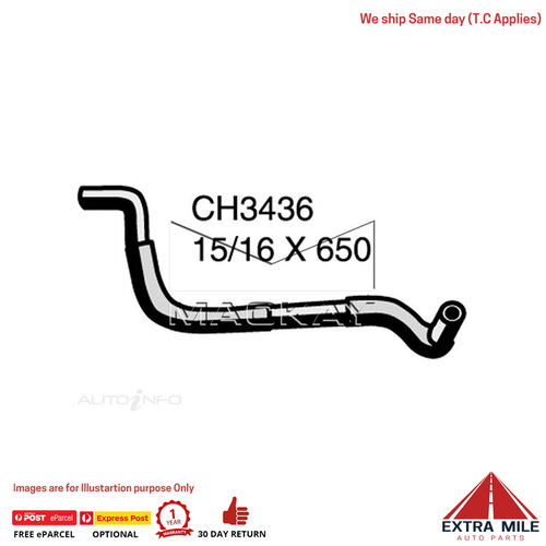 CH3436 Heater Hose for Toyota Rav4 ACA21R 2.0L I4 Petrol Manual & Auto Mackay