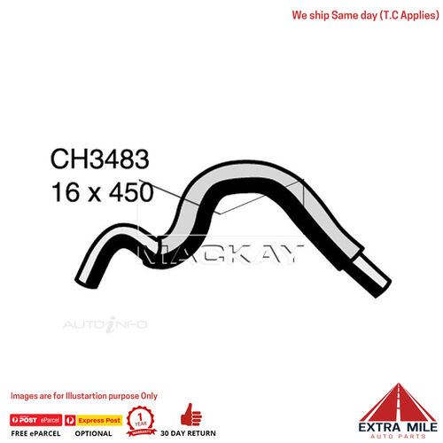 CH3483 Heater Hose for Toyota Celica ST184R 2.2L I4 Petrol Manual & Auto Mackay