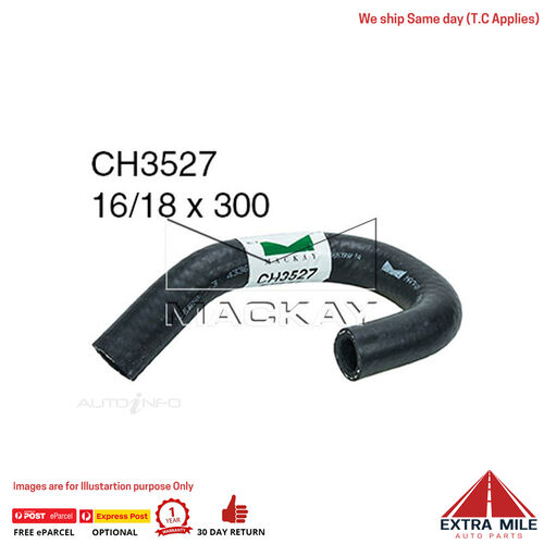 CH3527 Heater Hose for Toyota Hilux LN106R 2.8L I4 Diesel Manual & Auto Mackay