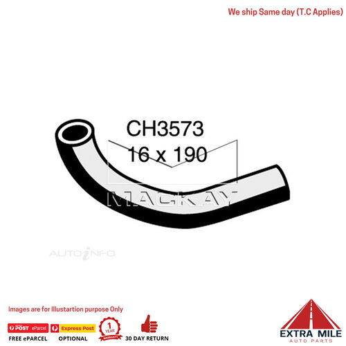 CH3573 Engine By Pass Hose for Holden Rodeo RA 3.0L I4 Turbo Diesel Manual / Auto