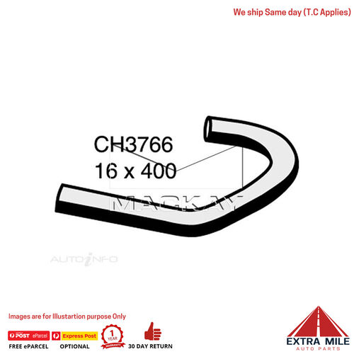 CH3766 Heater Hose for Mitsubishi Pajero NP 3.2L I4 Turbo Diesel Manual / Auto