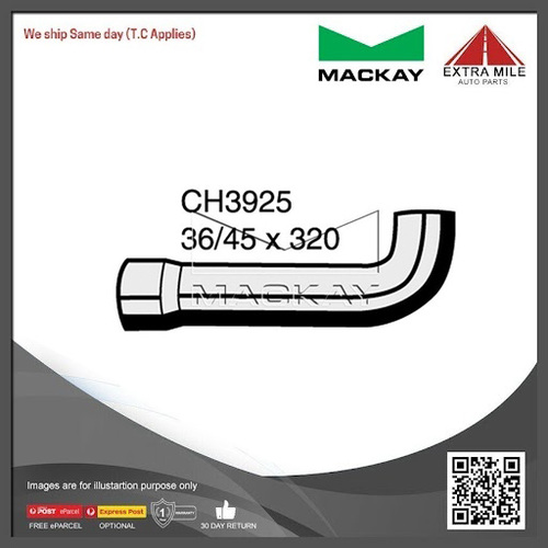 Mackay Lower Radiator Lower Hose For Alfa Romeo GTV . 2.5L V6 Manual/Auto-CH3925