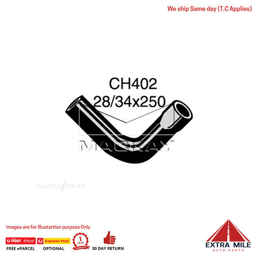  CH402 Radiator Upper Hose For Land Rover Series 2A 88 2.3L I4 Ptl Man&Auto