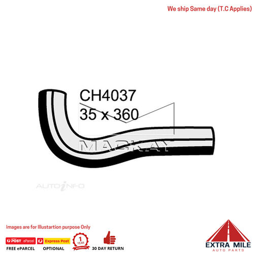  CH4037 Radiator Upper Hose For Mitsubishi Triton MK 2.8L I4 Turbo Dsl Man&Auto