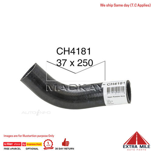 CH4181 Radiator Upper Hose For Toyota Hilux KZN165R 3.0L I4 Turbo Dsl Man&Auto