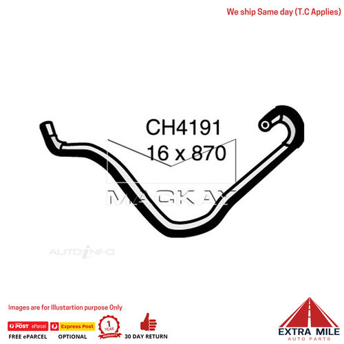 CH4191 Heater Hose for Mitsubishi Pajero NM NP 3.5L V6 Petrol Manual / Auto