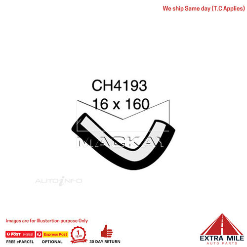 CH4193 Heater Hose for Mitsubishi Pajero NM NP 3.5L V6 Petrol Manual / Auto