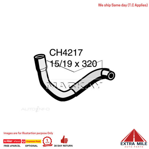 CH4217 Heater Hose for Nissan Laser R31 3.0L I6 Petrol Manual & Auto Mackay