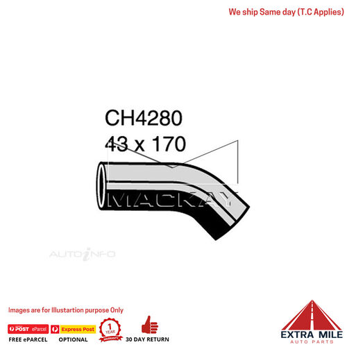 CH4280 Engine By Pass Hose for Jaguar E Type Series 2 4.2L I6 Petrol Manual / Auto