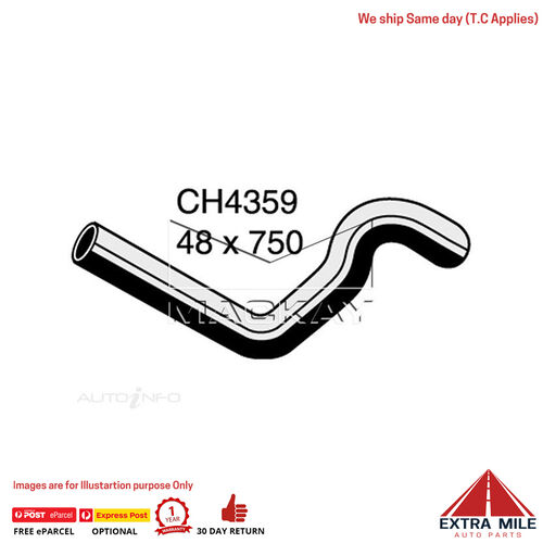 CH4359 Top Hose for PORSCHE 928 1978-1984 Mackay