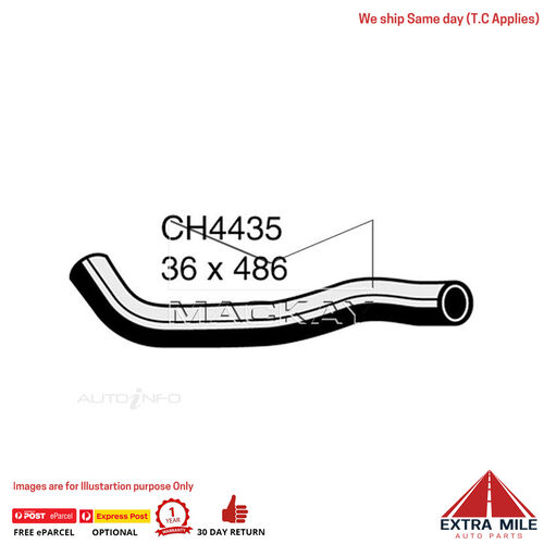 Mackay CH4435 Radiator Upper Hose For Mazda RX7 FC 1.3L ROTARY2 Ptl Manual/Auto