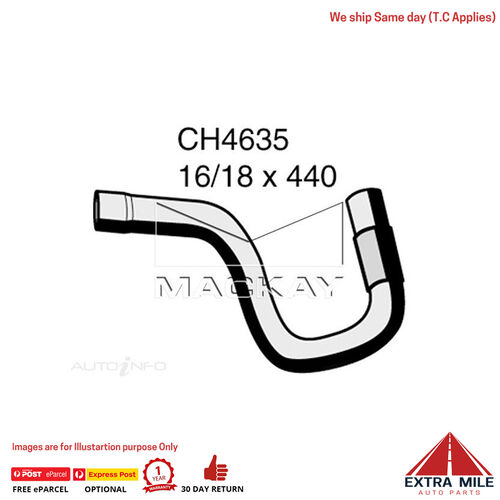 CH4635 Heater Hose for Toyota Hilux VZN167R 3.4L V6 Petrol Manual & Auto Mackay