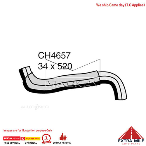 Mackay CH4657 Radiator Upper Hose For Hyundai Terracan HP 2.9L I4 Turbo Dslanual