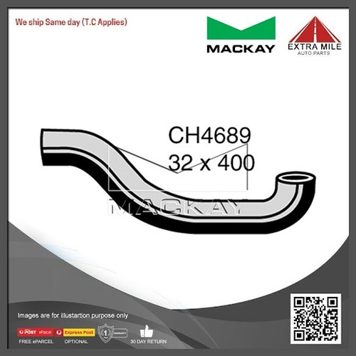 Mackay Top Hose For VolksWagen Jetta 1600 & 1700 cc with AC -CH4689
