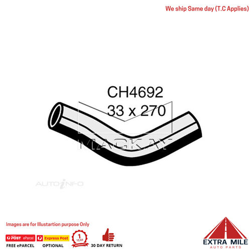 Mackay Radiator Upper Hose For Toyota Hilux GGN15R 4.0L V6 Petrol Man & Auto