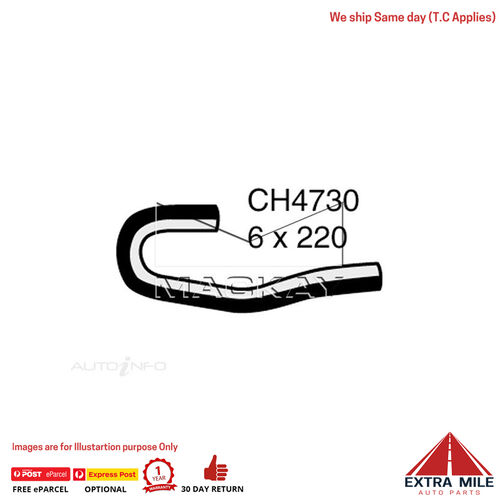 Engine By Pass Hose For Toyota LandCruiser GRJ120R 4.0L V6 Petrol Manual & Auto