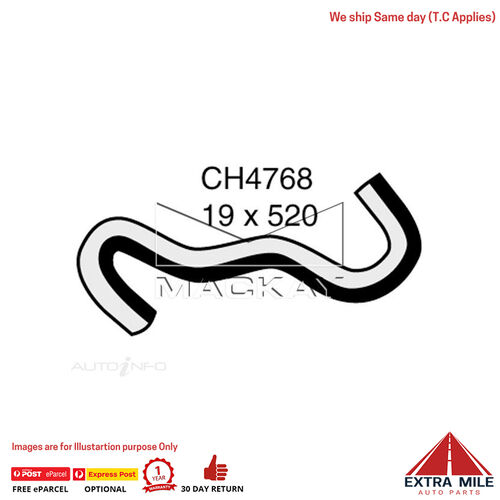 CH4768 Heater Hose for Nissan Navara D40 2.5L I4 Turbo Diesel Manual & Auto