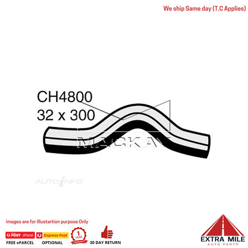 Mackay CH4800 Radiator Upper Hose For Kia Cerato LD 2.0L I4 Petrol Manual/Auto