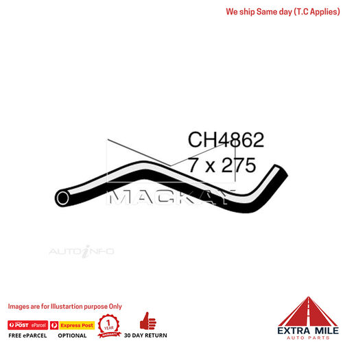 CH4862 Engine By Pass Hose for Nissan Patrol Gu 3.0L I4 Turbo Diesel Manual & Auto