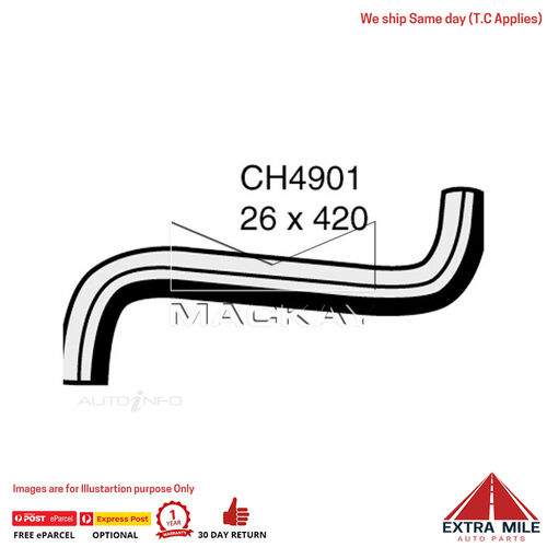  CH4901 Radiator Upper Hose For Right Subaru Outback Bp 3.0L F6 Ptl Man&Auto