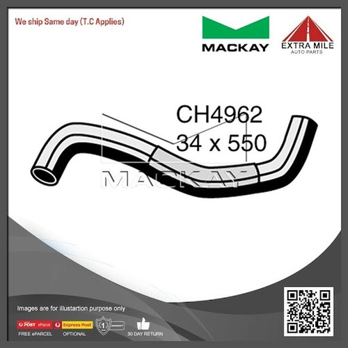 Mackay Bottom Hose For INFINITI G35 3.5 Litre VQ35DE-CH4962