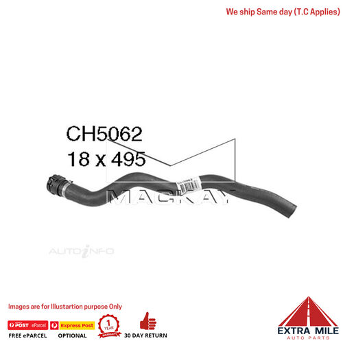 CH5062 Heater Hose for Holden Cruze JG 1.8L I4 Petrol Manual / Auto Mackay