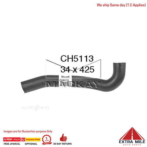 Mackay CH5113 Radiator Upper Hose For Toyota Hilux TGN16R 2.7L I4 Ptl Man&Auto