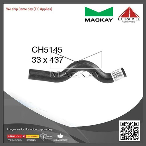 Mackay Radiator Upper Hose Upper For Hyundai Santa Fe CM 2.2L I4 Manual-CH5145