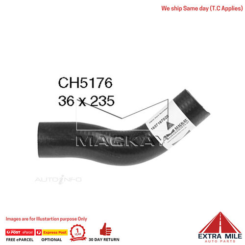 CH5176 Top Hose for Toyota Land Cruiser Kzj73 2.4 Litre 2Lte
