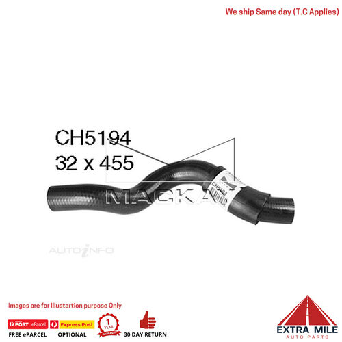 Mackay CH5194 Radiator Upper Hose For Nissan X-Trail T31 2.5L I4 Ptl Man&Auto