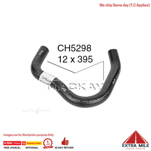CH5298 Engine By Pass Hose for Nissan Pulsar N15 1.6L I4 Petrol Manual & Auto