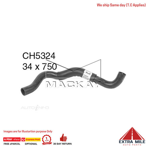 Mackay CH5324 Radiator Lower Hose For Hyundai Terracan HP 3.5L V6 Ptl Man&Auto