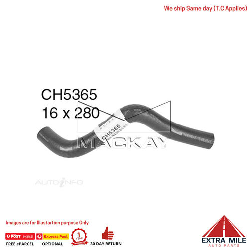 CH5365 Heater Hose for Mitsubishi Triton ML MN 2.5L I4 Turbo Diesel Manual / Auto