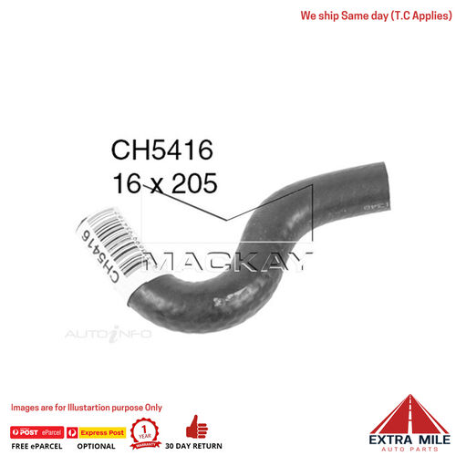 CH5416 Heater Hose for Suzuki Grand Vitara JB627 JT 2.7L V6 Petrol Manual / Auto