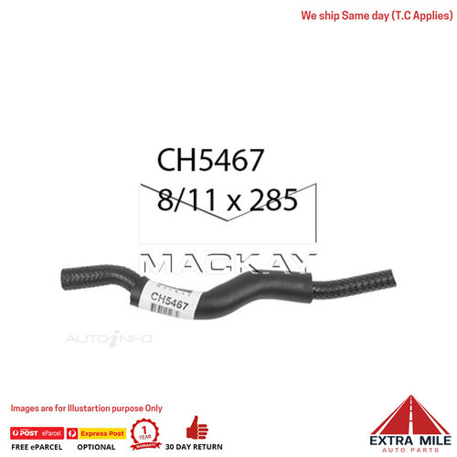 CH5467 Engine By Pass Hose for Toyota Rav4 Gsa33R 3.5L V6 Petrol Manual & Auto